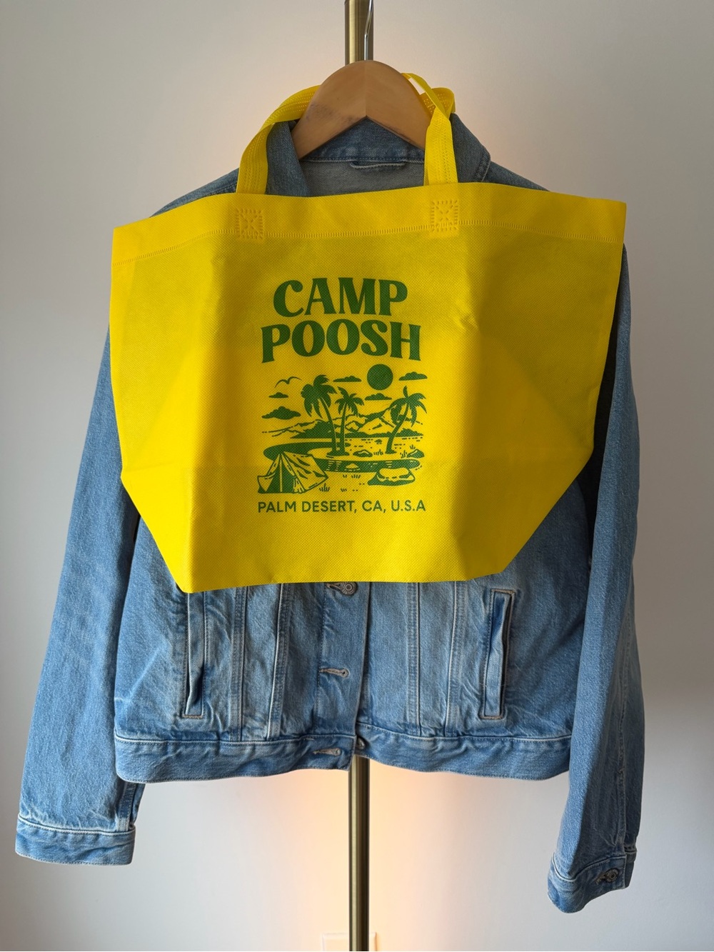 Camp Poosh x LOFT Classic Trucker Light Denim Jacket